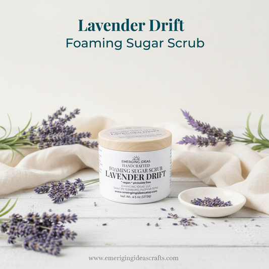 Lavender Drift Foaming Sugar Scrub